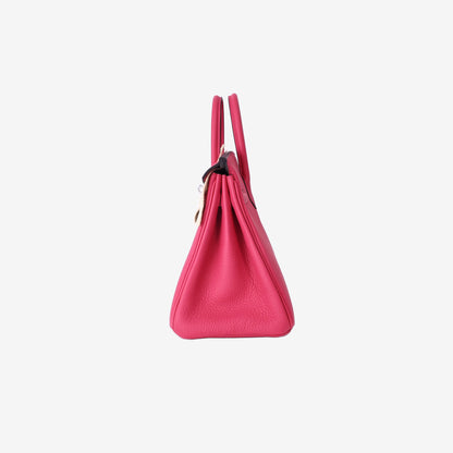 Hermès Birkin 25 in Rose Mexico Togo Leather with Palladium-Plated Hardware