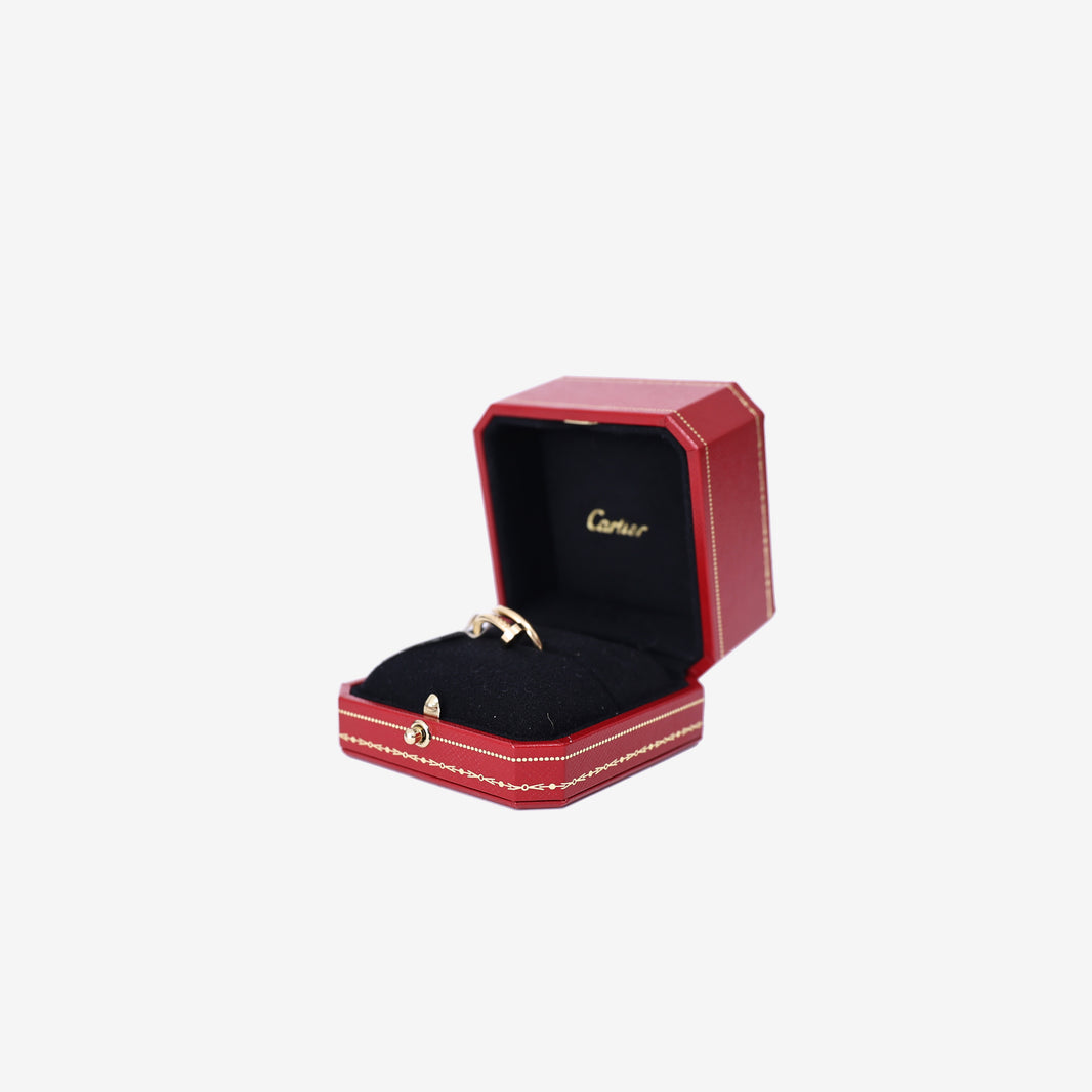 Cartier Juste un Clou Ring in 18K Yellow Gold side view