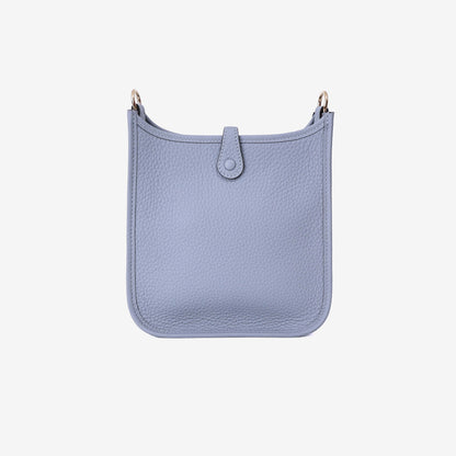 Hermès Evelyne 16 in Gris Pantin Clemence Leather with Gold Hardware back view