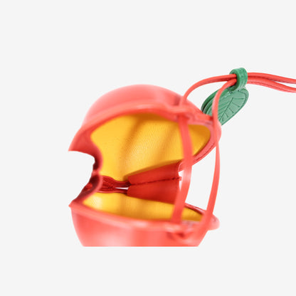 Chanel Apple Mini Bag Charm in Red Lambskin with Gold Hardware