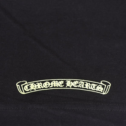 Chrome Hearts Glow in the Dark Pocket Tee in Black detail view