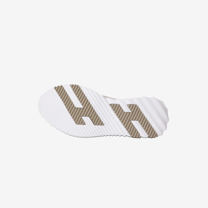 Hermes shoesHermès Bouncing Sneakers in Beige Calfskin and Suede Goatskin bottom view
