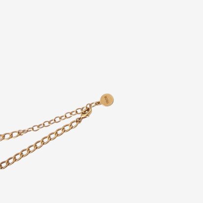 Dior 30 Montaigne Thin Choker Necklace in Gold-Tone Metal