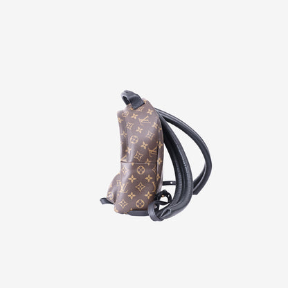 Louis Vuitton Palm Springs Backpack in Brown Monogram Coated Canvas with Gold Hardware