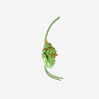 Loewe Parrot Charm in Green Calfskin Leather
