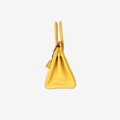 Hermès Birkin 30 in Yellow Epsom Leather with Gold Hardware