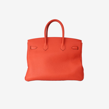 Hermès Birkin 35 in Capucine Togo Leather with Gold-Plated Hardware