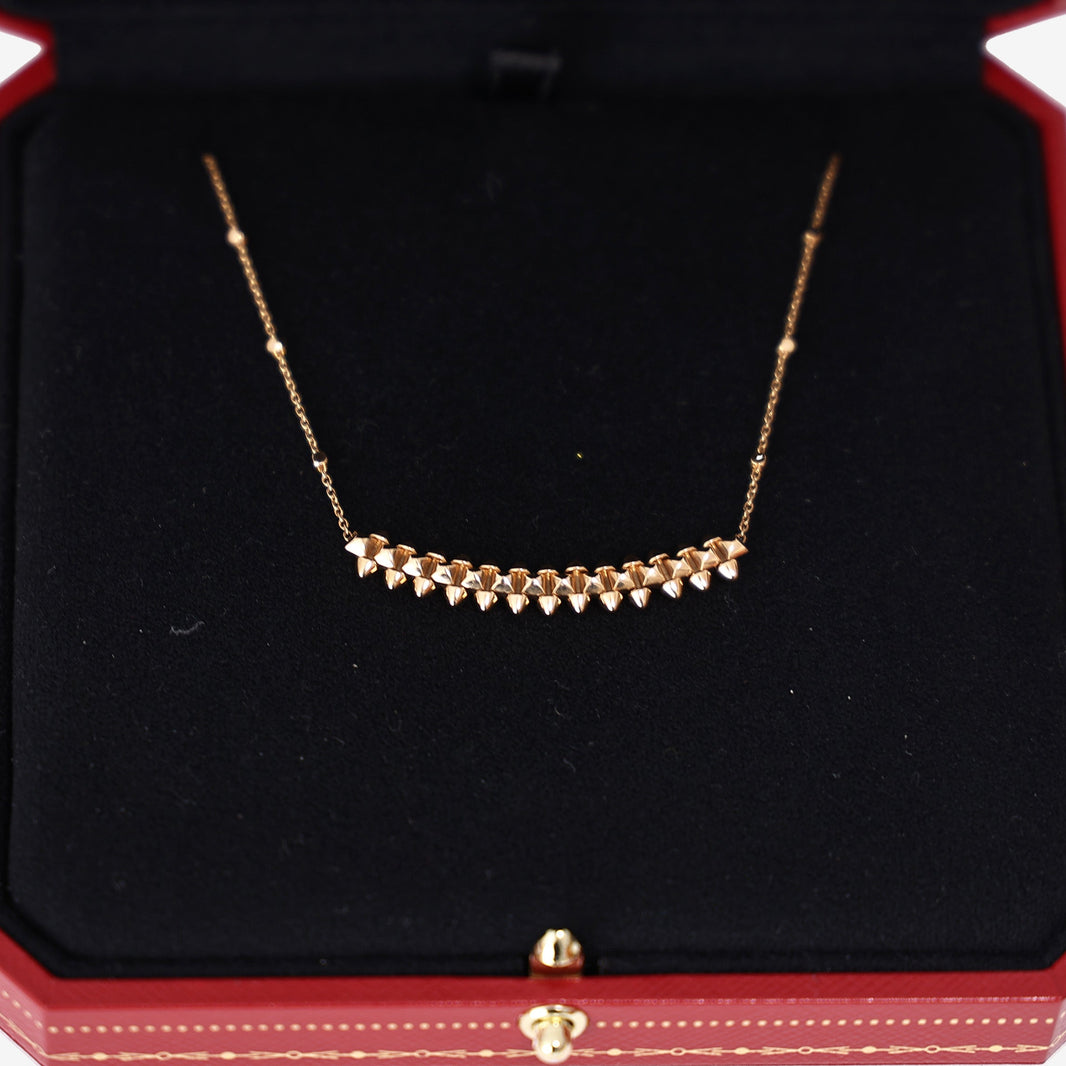 Cartier Clash de Cartier Medium Necklace in 18k Rose Gold detail view