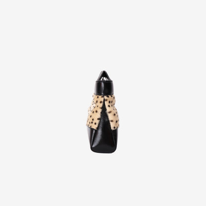 Chanel 26A Shopping Bag in Leopard-Print Calf Hair with Lambskin Leather and Gold Hardware