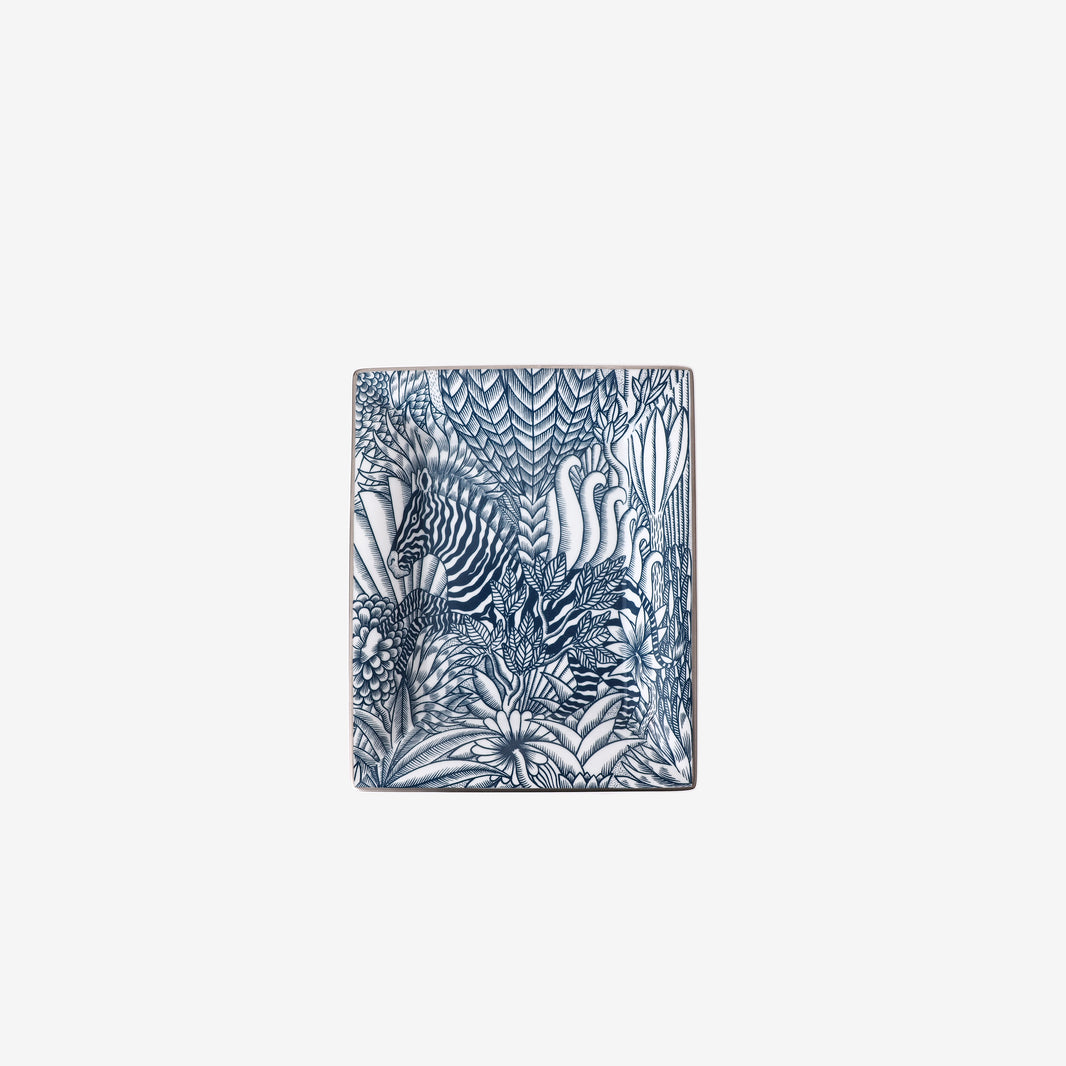 Hermès Zebre Camoufle Change Tray in Bleu Cobalt/White Porcelain (Contact to Enquire)