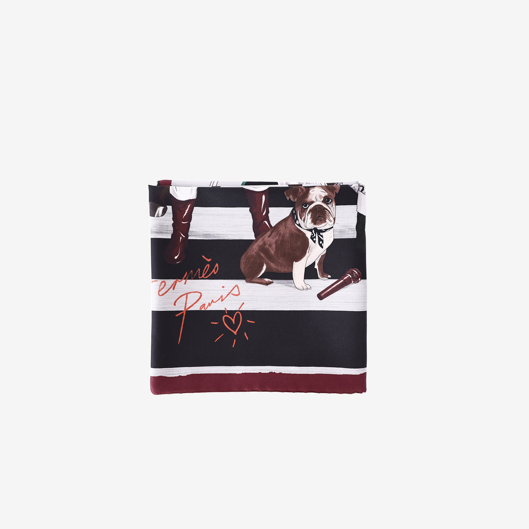 Hermès Carré 70 The New Hermès Record Scarf in Multicolour Silk (Contact to Enquire)