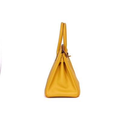 Hermès Birkin 30 in Jaune Ambre Epsom Leather with Gold Hardware (Contact to Enquire)