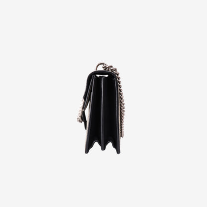 Gucci Dionysus GG Shoulder Bag in Beige Canvas with Silver Hardware