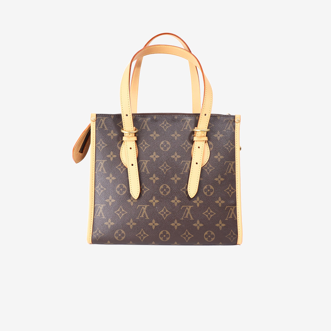 Louis Vuitton Popincourt Haut Bag in Brown Monogram Canvas with Gold Hardware