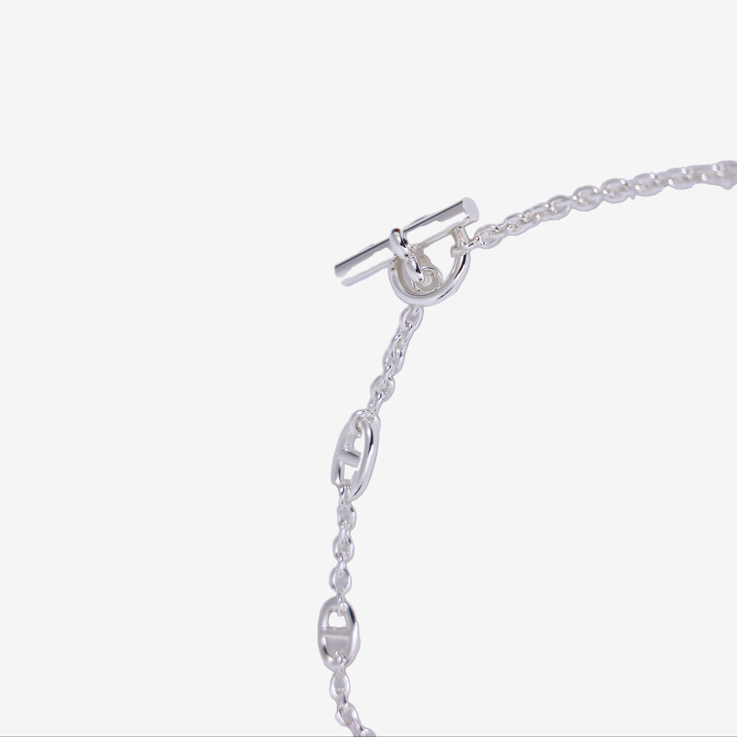 Hermès Farandole Necklace 80 in Silver Sterling Silver detail view