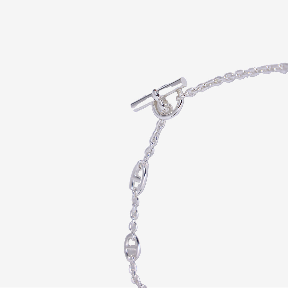 Hermès Farandole Necklace 80 in Silver Sterling Silver detail view