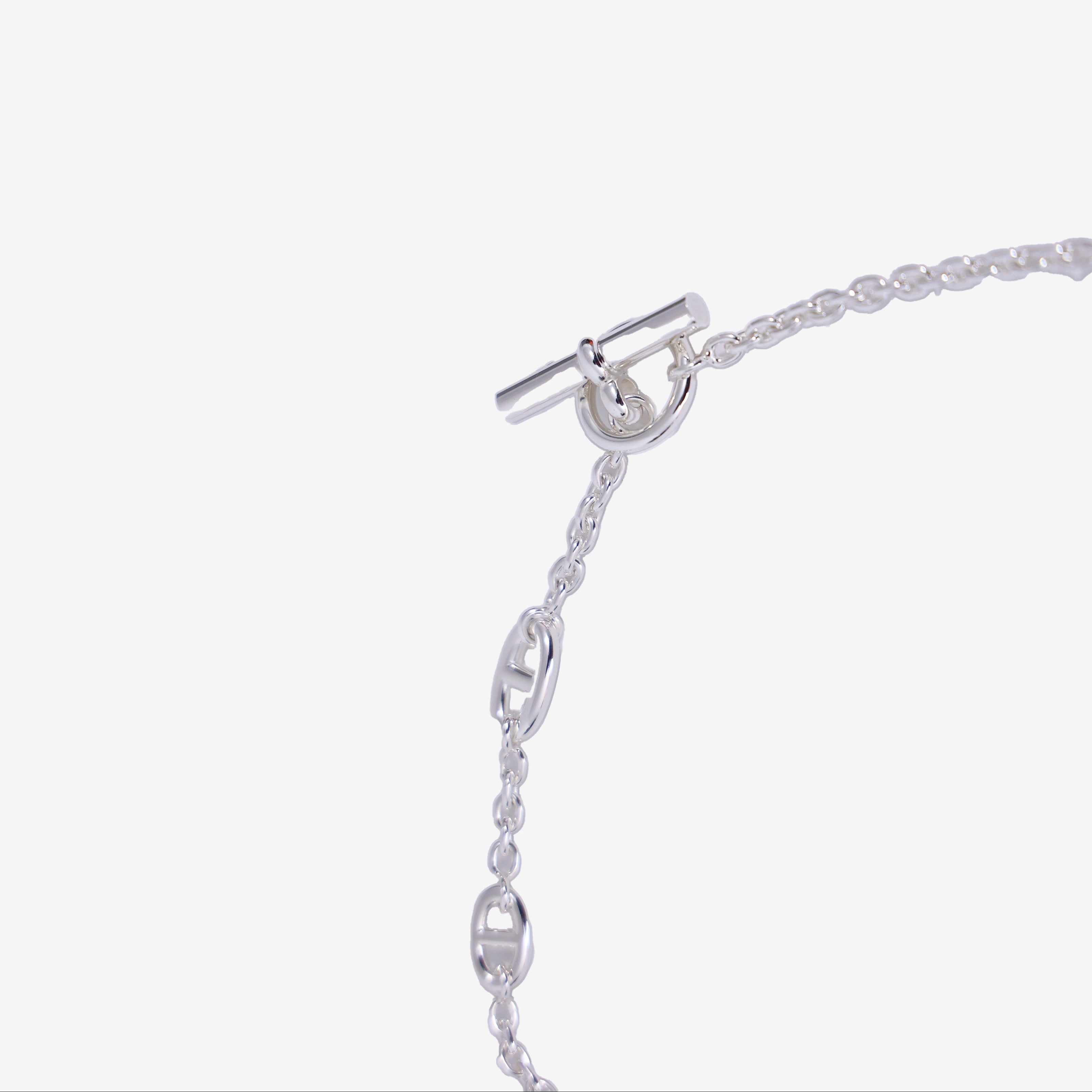 Hermès Farandole Necklace 80 in Silver Sterling Silver detail view