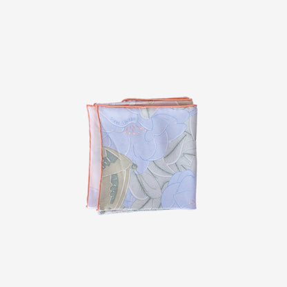Hermès Ivresse Au Vent Silk Scarf 70 in Bleu Pale/Vert Amande/Pêche Silk