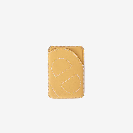 Hermès Chaine d’Ancre MagSafe Card Holder in Paille Swift Calfskin
