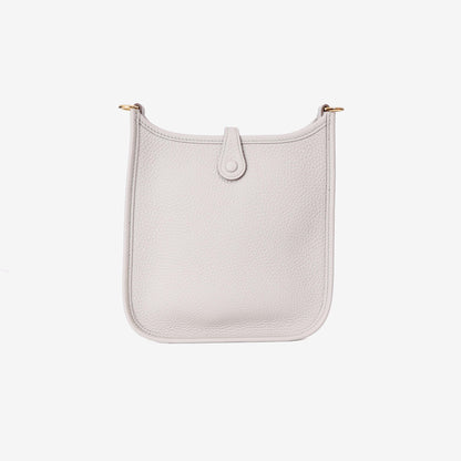 Hermès Evelyne 16 in Beton Clemence Leather with Gold Hardware back view