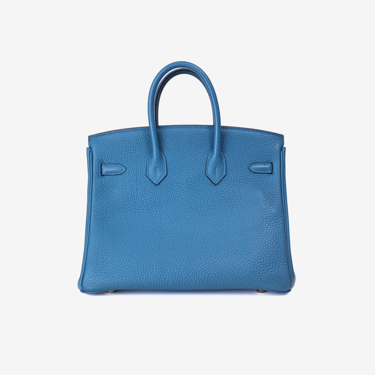 Hermès Birkin 25 in Bleu Togo Leather with Gold Hardware back view