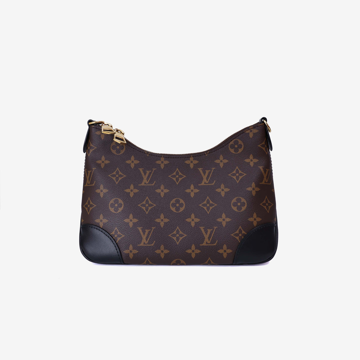 Louis Vuitton Boulogne PM Bag in Brown Monogram Canvas back view