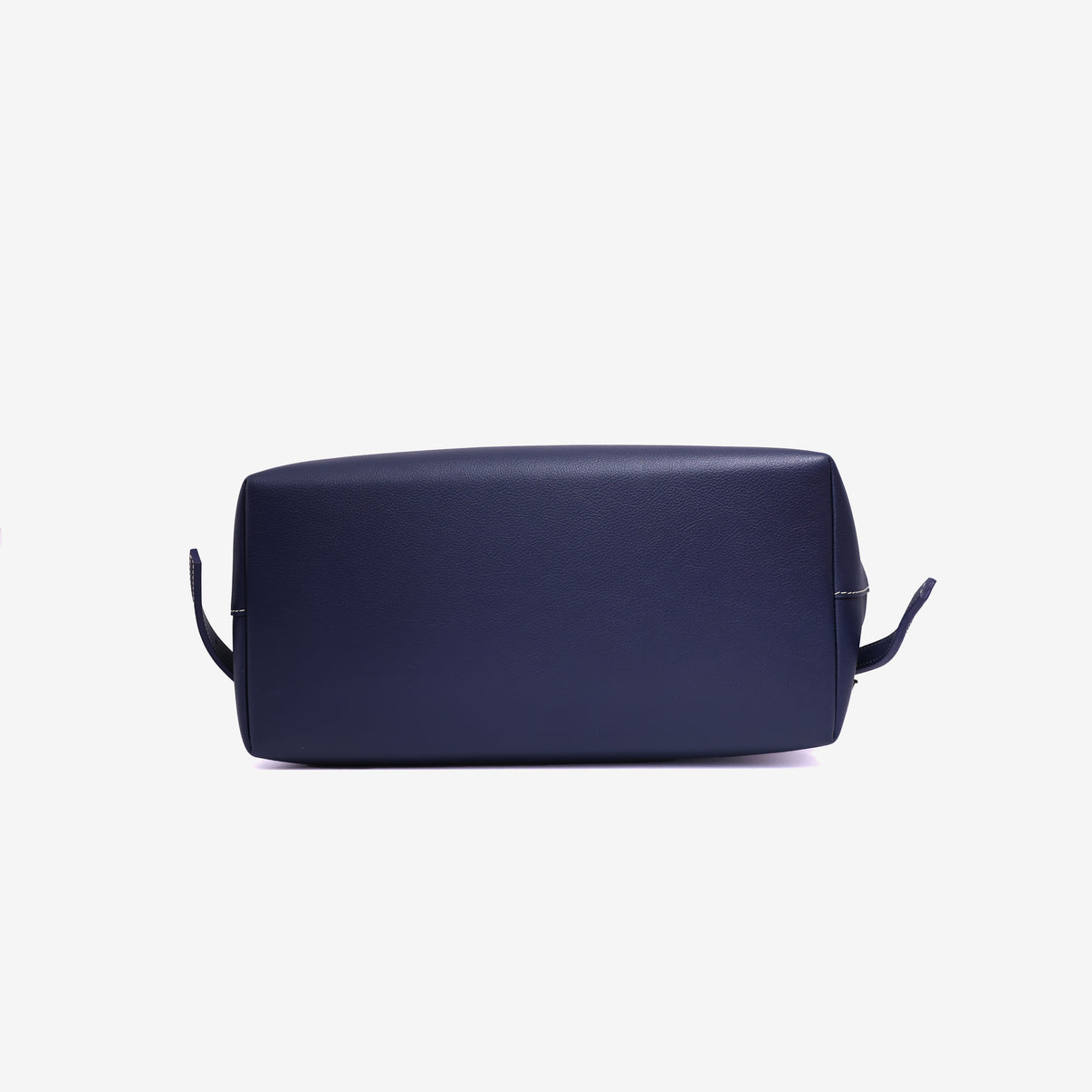 Goyard Cisalpin Backpack in Navy Goyardine Canvas with Palladium Hardware bottom view