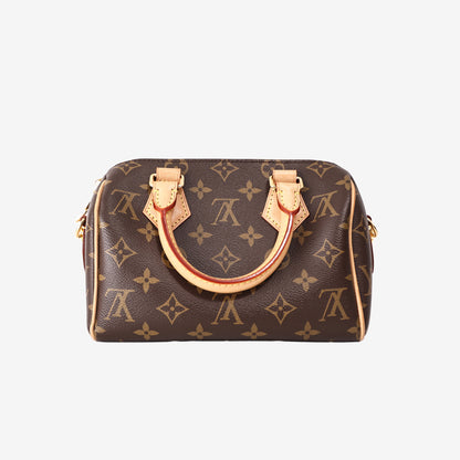 Louis Vuitton Speedy 20 in Brown Monogram Coated Canvas with Gold Hardware