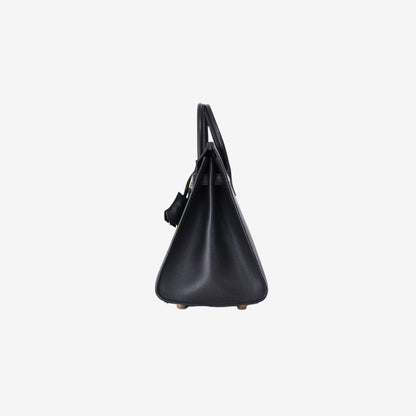 Hermès Birkin 25 in Noir Epsom Leather with Gold Hardware