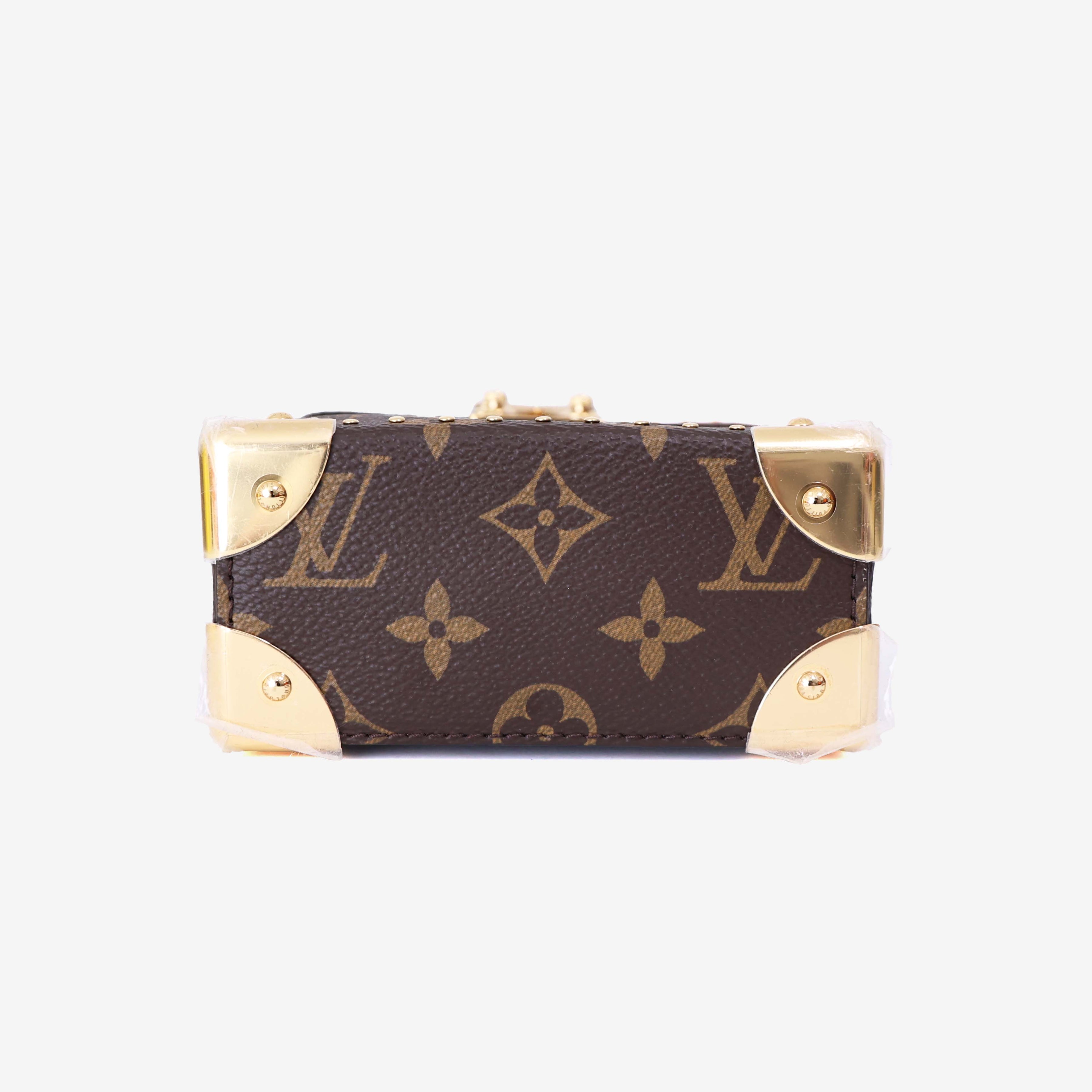 Louis Vuitton Camera Box Bag in Brown Monogram Canvas with Gold Hardware bottom view