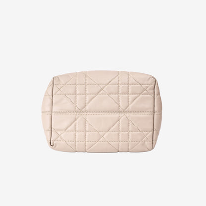 Dior Toujours Tote Bag in Beige Calfskin Leather with Gold Hardware