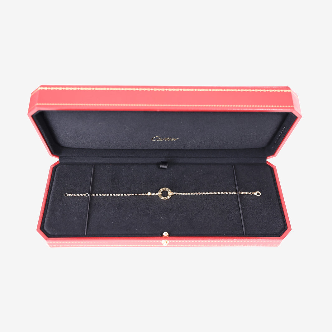 Cartier Love Bracelet in 18k Yellow Gold with Diamonds