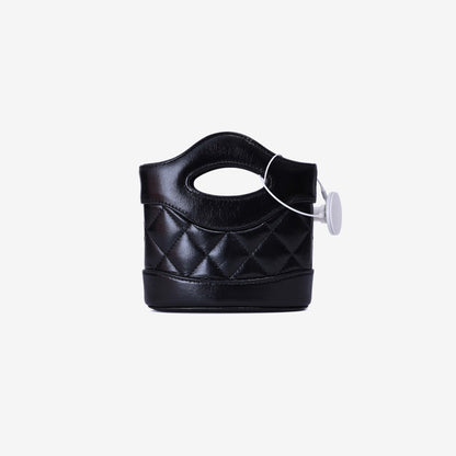 Chanel 31 Nano Mini Bag in Black Lambskin Leather with Gold Hardware (Contact to Enquire)