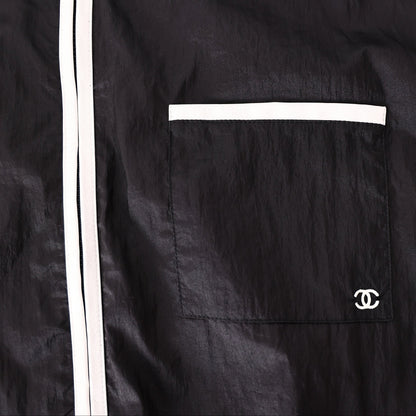 Chanel Coco Beach 2026 Black/White Athletic Jacket (Contact to Enquire)