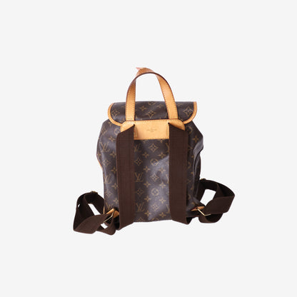 Louis Vuitton Bosphore Backpack in Monogram Coated Canvas with Gold Hardware