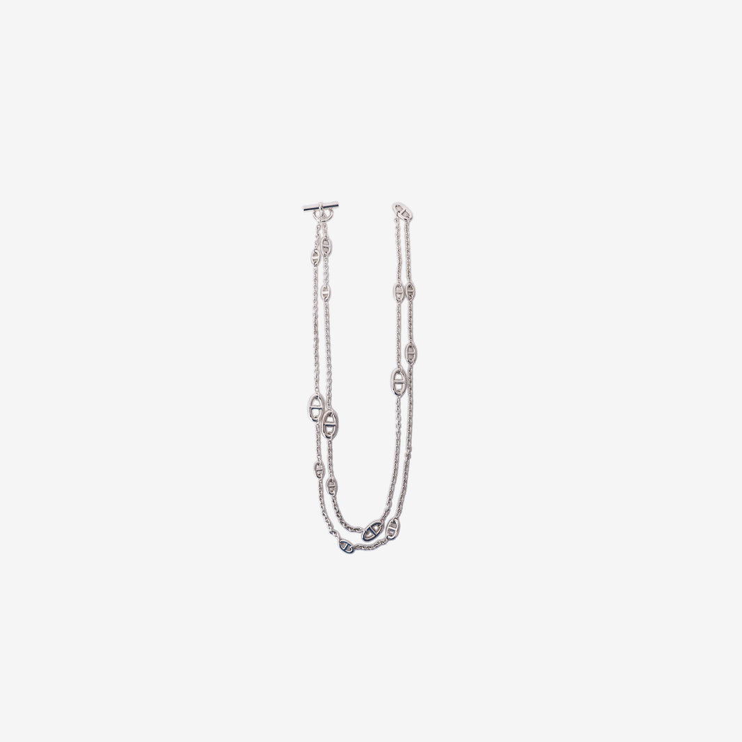 Hermès Farandole Long Necklace in Sterling Silver (Contact to Enquire)