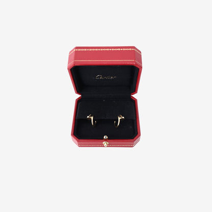 Cartier Juste un Clou Hoop Earrings in 18ct Yellow Gold