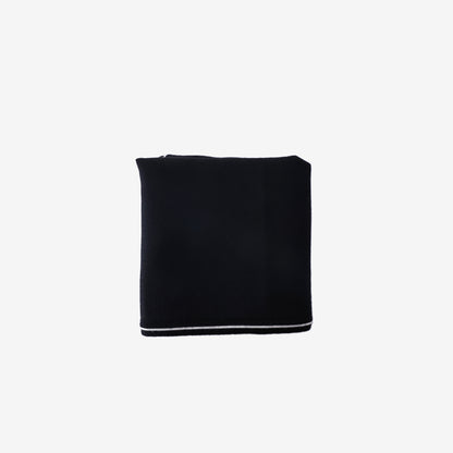 Chanel Black & White Cashmere/Wool Bandana