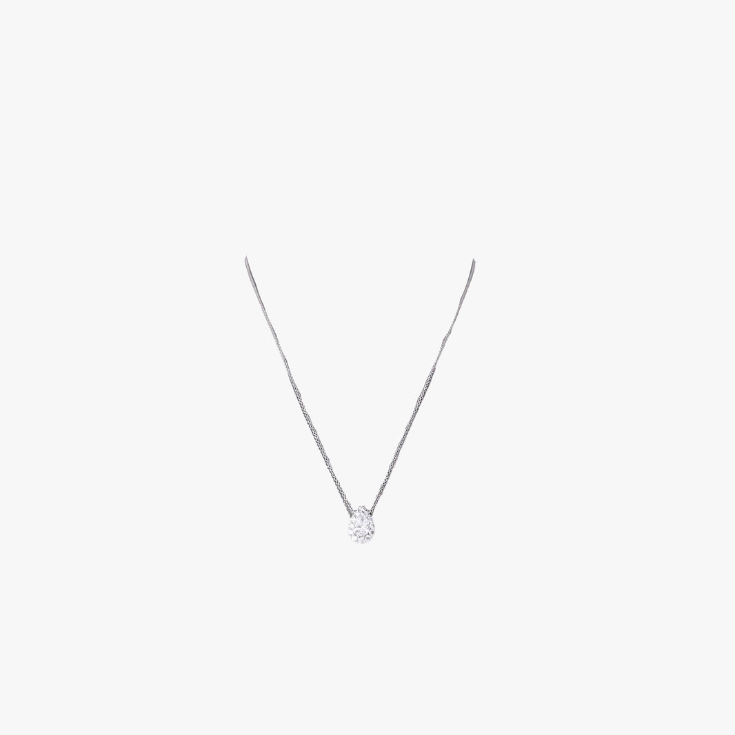 Graff Icon Pear Shape Diamond Pendant in White Gold