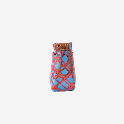 Hermès Fourbi 20 in Bleu Frida Silk