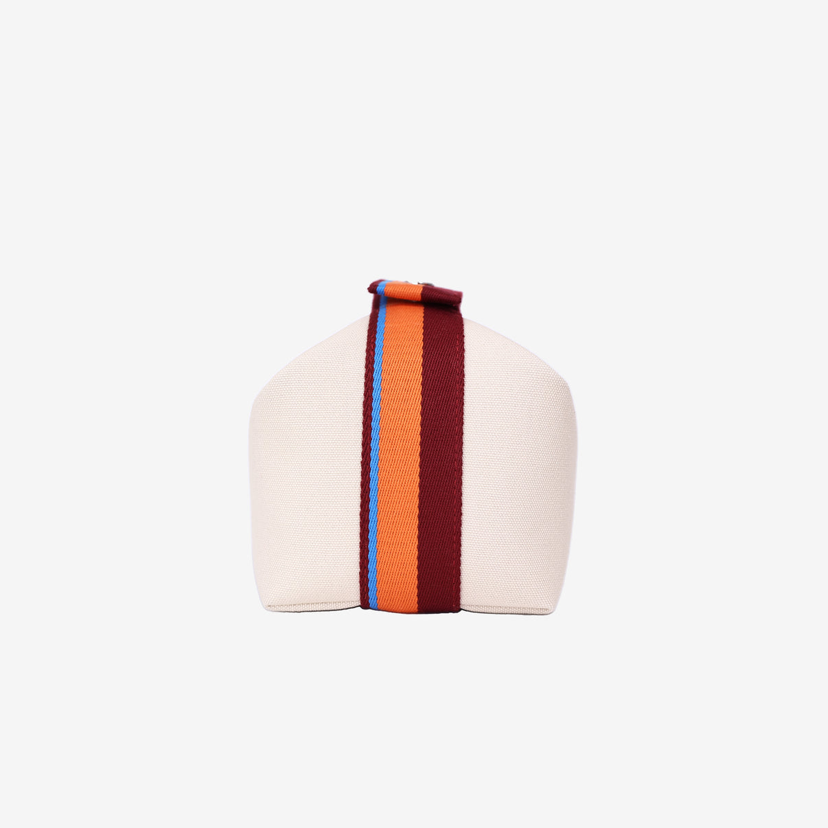 Hermès Bride-a-Brac H Pavillon Case in Naturel Cotton Canvas side view