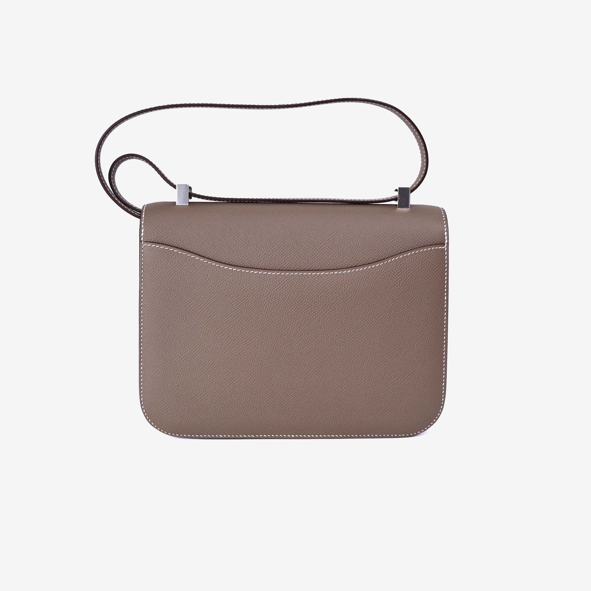 Hermès Constance 24 in Etoupe Epsom Leather with Palladium Hardware back view