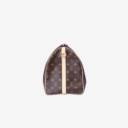 Louis Vuitton Speedy 40 in Brown Monogram Canvas Leather with Gold Hardware side view