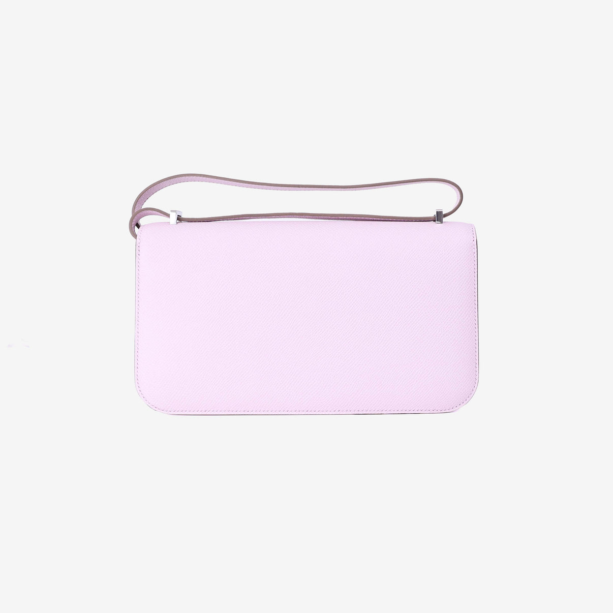 Hermès Constance Elan in Mauve Pale Epsom Leather with Palladium Hardware back view