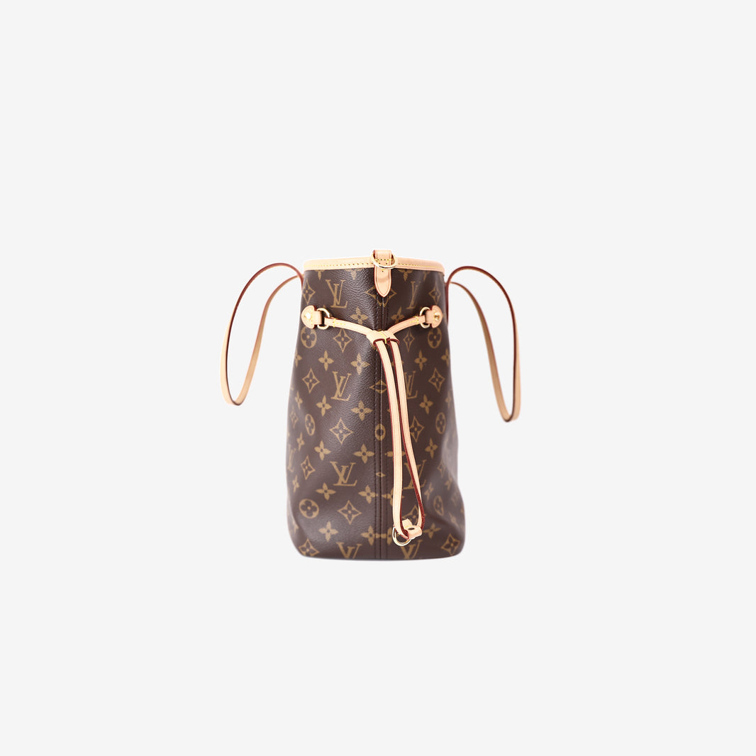 Louis Vuitton Neverfull Inside Out MM in Monogram Coated Canvas with Pink Detailing