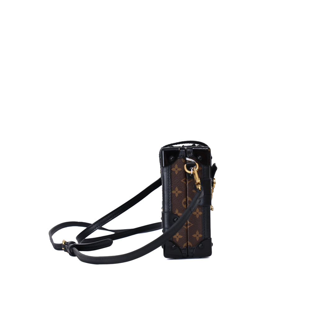 Louis Vuitton Petite Malle Bag in Monogram Canvas Leather with Gold Hardware (Contact to Enquire)