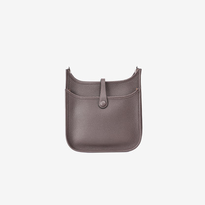 Hermès Evelyne 23 in Ebene Clemence Leather with Palladium Hardware
