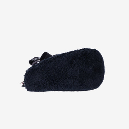 Prada Terry Cloth Triangle Bag in Black with Silver Hardware