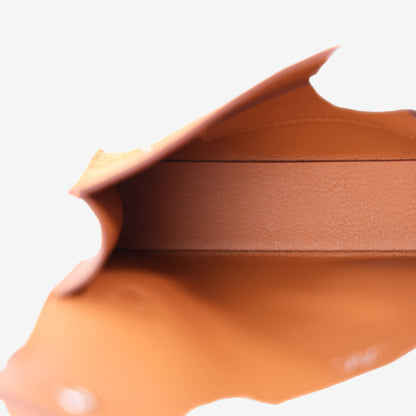 Hermès Snap Wallet in Sesame Veau Grizzly Suede and Swift Leather with Palladium Hardware