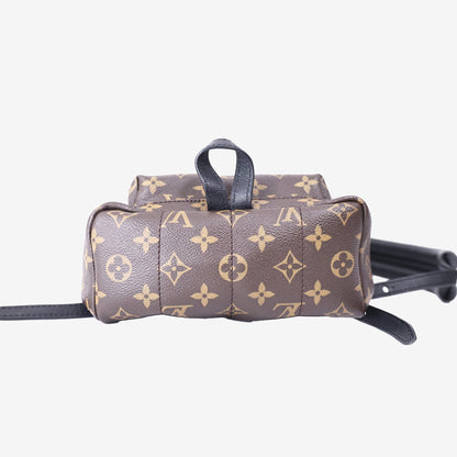 Louis Vuitton Palm Springs Backpack in Brown Monogram Coated Canvas with Gold Hardware